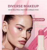 BEAUTY GLAZED - Cream Blush Stick Hydrating For Lip & Cheek