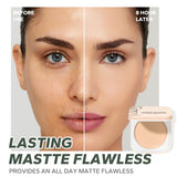BEAUTY GLAZED - Face Powder 24h Oil Control Matte Compact