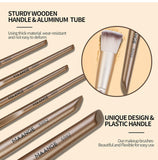 MAANGE Makeup Brushes , 18 Pcs Professional Makeup Brushes Set - CHAMPAGNE