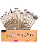 MAANGE Makeup Brushes , 18 Pcs Professional Makeup Brushes Set - CHAMPAGNE