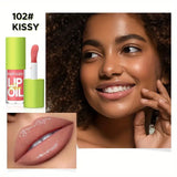 BEAUTY GLAZED -Bright Lustrous Lip Oil Moisturizing Shine Plumping.4g
