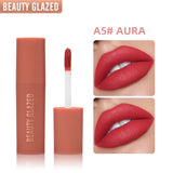 BEAUTY GLAZED - 6 color non-stick lip mud lip glazed lipstick