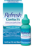 EXELLENT Refresh Contacts Eye Drops for all Contact Lens Wearers -30ml