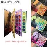 BEAUTY GLAZED - 72 Colour Shade Book Eyeshadow Palette.