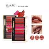 IMAGIC Professional- 8Color Diy Matte Lipstick Palette.