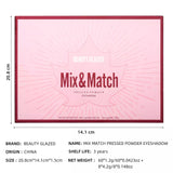 BEAUTY GLAZED - Mix And Match Eyeshadow Palette.
