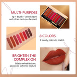 IMAGIC Professional- 8Color Diy Matte Lipstick Palette.