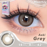 UYAAI -Bio-Essence - 1 Pair Korean Lenses Coloured Lenses - Aoki Grey