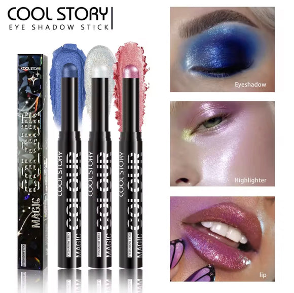 COOL STORY Eyeshadow Stick Set, Shimmer Cream SET