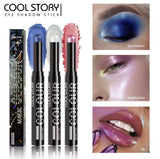 COOL STORY Eyeshadow Stick Set, Shimmer Cream SET