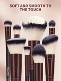 MAANGE -30 pcs professional brushes set - BURGUNDY