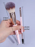 MAANGE - 25 Pcs Professional Eye And Face Brushes set - PINK