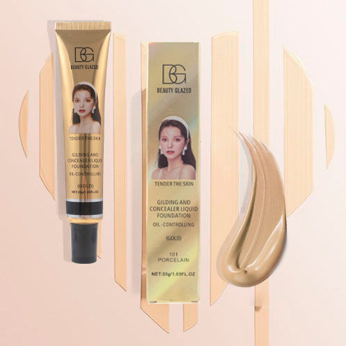 BEAUTY GLAZED GLIDING Soft Mist Makeup Foundation -SHADE 02 nude