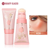 Beauty Glazed 6-Color NATURAL VOLUMIZING LIQUID BLUSH-