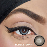 UYAAI -BIO-ESSENCE - 1 Pair Korean Lenses Coloured Lenses -BUBBLE GREY