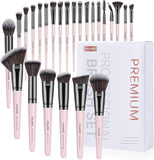 Makeup Brushes, 25pcs Makeup Brush Set Premium : PINK