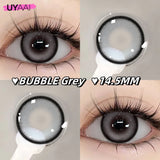 UYAAI -BIO-ESSENCE - 1 Pair Korean Lenses Coloured Lenses -BUBBLE GREY
