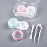 Transparent Portable Contact Lens CaseFor Travel Lenses Box