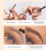 BEAUTY GLAZED WATERPROOF MOUSSE EYEBROW GEL -