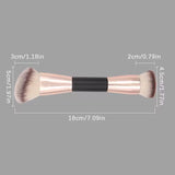 MAANGE Double-ended angled and flat brushes -1pc