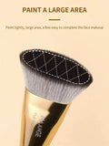 MAANGE 19 PCS Makeup Brushes with Case Premium Brush Set- GOLD & GREY