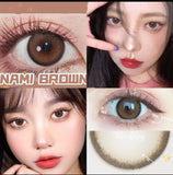 UYAAI -Bio-Essence - 1 Pair Korean Lenses Coloured Lenses - NAMI BROWN