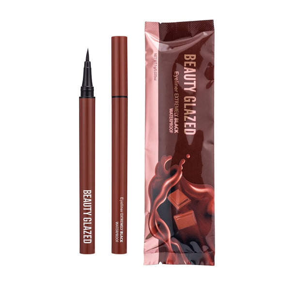 Beauty Glazed Pen Eyeliner Extremely waterproof :BLACK