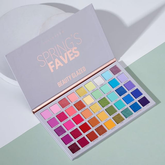 Beauty glazed 45 colour spring faves eyeshadow palette.