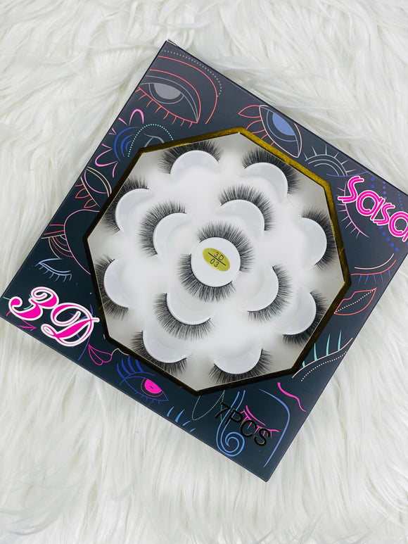 SASA 3D -7 PAIR wispy lashes -03