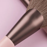 BEILI Pink 11 pcs Eyeshadow and Face Brushes set