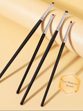 Black Eye Detail Makeup Brushes Pony Hair -4pcs