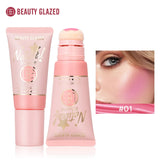 Beauty Glazed 6-Color NATURAL VOLUMIZING LIQUID BLUSH-