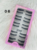 SASA 3D 5 pair eyelashes-FREE GLUE -