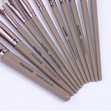 Maange 18 Pcs Professional Makeup Brushes-Grey