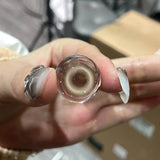 UYAAI -BIOESSENCE - 1 PAIR KOREAN LENSES COLOURED LENSES - HALO BROWN