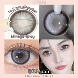 UYAAI -BIO-ESSENCE - 1 Pair Korean Lenses Coloured Lenses -MIRAGE GREY
