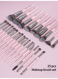 MAANGE 25-Pieces PREMIUM Makeup Brushes Set -PINK