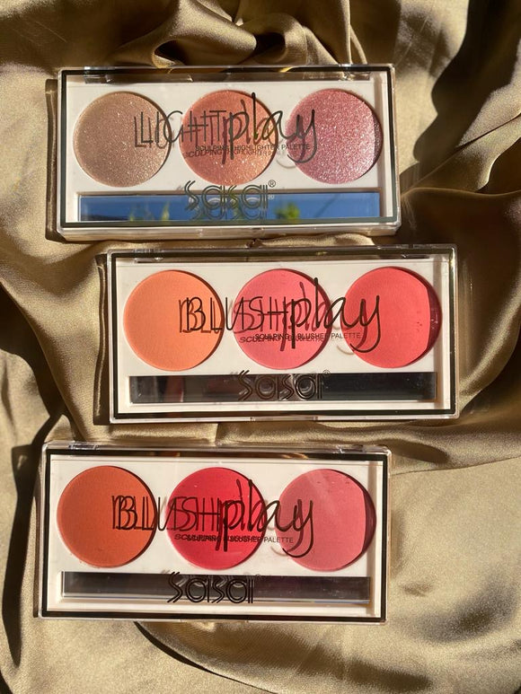 SASA COSMETICS -  3in1 Play Blush-on Palette.
