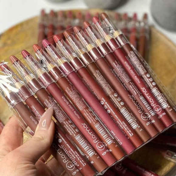 FLORMAR- 12 pcs Matte Color Lip pencils set