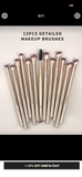 MAANGE 20 Pcs Makeup Brushes with Gift Box ,GOLD
