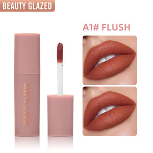 BEAUTY GLAZED 6 color non-stick lip mud lip glaze lipstick set