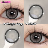 UYAAI -BIO-ESSENCE - 1 Pair Korean Lenses Coloured Lenses -MIRAGE GREY