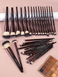MAANGE -30 pcs professional brushes set - BURGUNDY