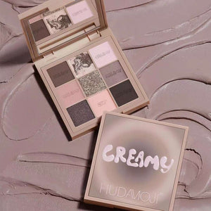 Hudamoji - Creamy Obsessions Eyeshadow Palette- GREIGE -2