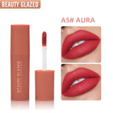 BEAUTY GLAZED 6 color non-stick lip mud lip glaze lipstick set