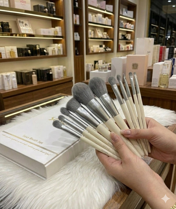 SASA premium makeup brushes 12 pcs-