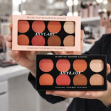 Anylady 8 Colours Blusher Highlighter Face Contour Palette-