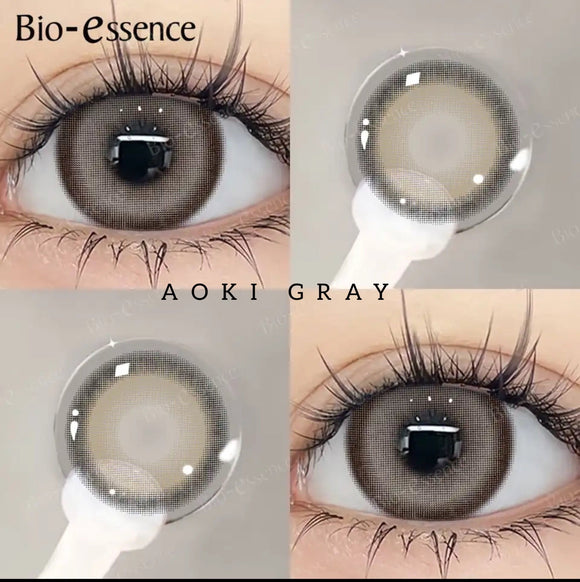 Bio-Essence - 1 Pair Korean Lenses Coloured Lenses - Aoki Grey