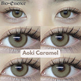Bio-Essence - 1 Pair Korean Lenses Coloured Lenses - Aoki Caramel