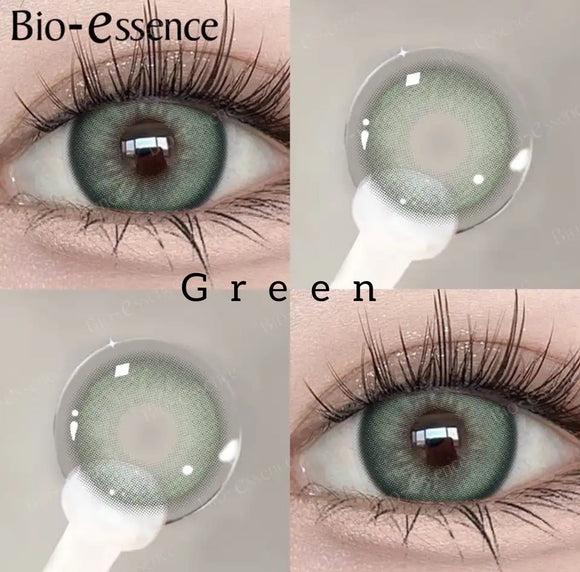 Bio-Essence - 1 Pair Korean Lenses Colored Contact Lenses - Green
